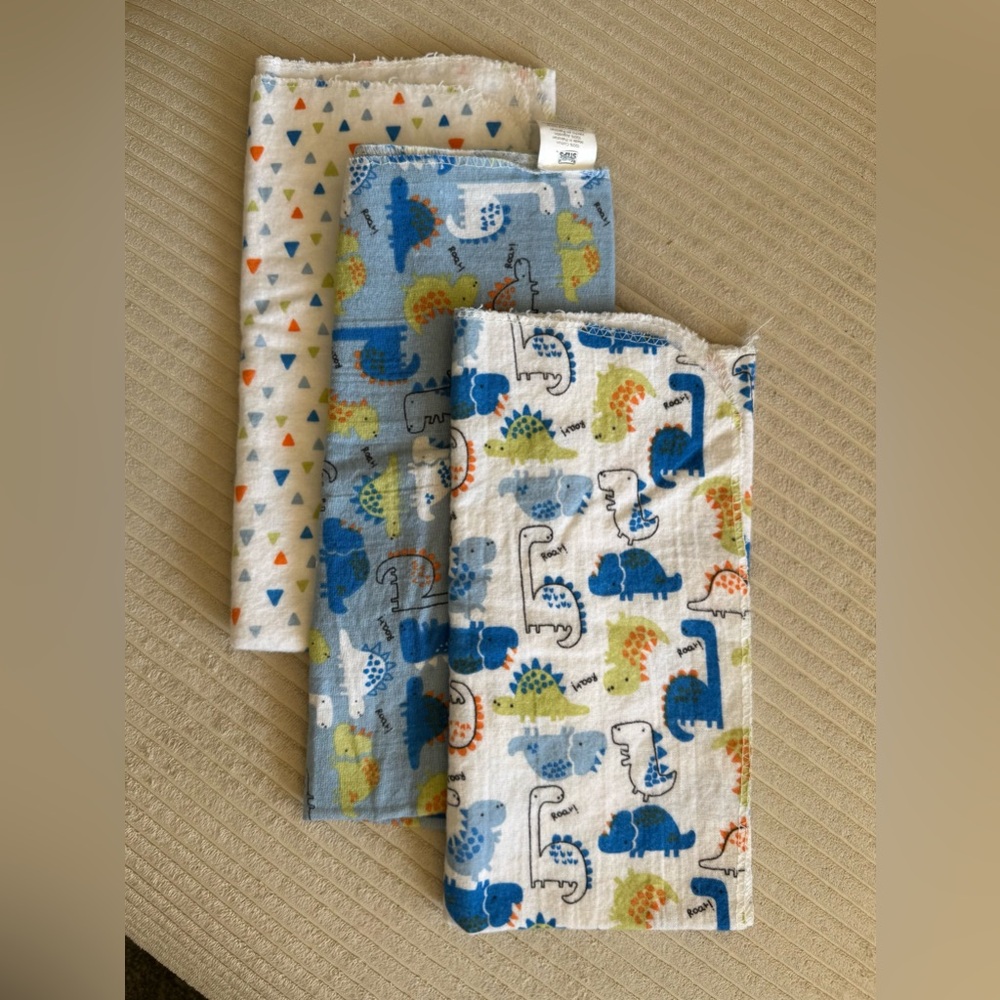 🪩3 for $15🪩 Gentle Steps | Set of 3 Receiving Blankets